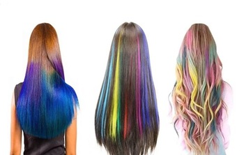 Zmywalna Kreda Do Farbowania Włosów Dla Dzieci 8 Kolorów Zestaw