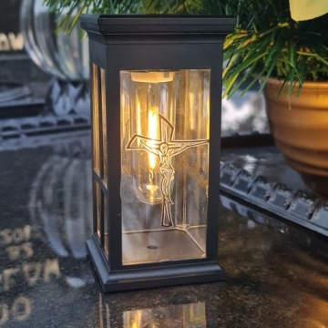 СВЕТИЛЬНИК МОГИАЛЬНЫЙ СВЕТИЛЬНИК СТАТУЭТКА ДЛЯ КЛАДБИЩА СВЕТОДИОДНАЯ СОЛНЕЧНАЯ СВЕЧА