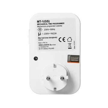 Программатор таймера механический Schuko MT-1(GS) ORNO