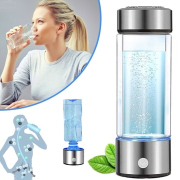 400ML BUTELKA NA WODĘ WODOROWĄ, BOGATA W WODÓR, WODOROWY KUBEK ZDROWIA