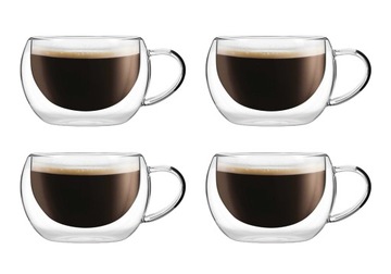 Szklanki termiczne do kawy herbaty Vialli Design Bolla 300ml 28951 (4szt.)