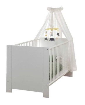 Детская кроватка 140х70 белая детская кроватка OLA