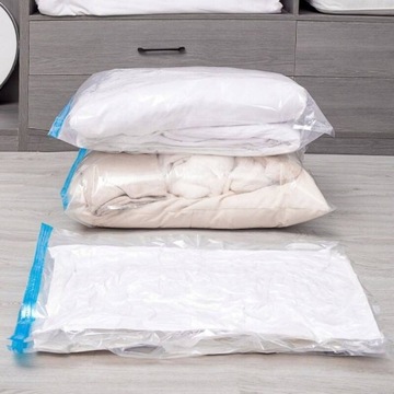 ВАКУУМНЫЙ ПАКЕТ БОЛЬШОЙ ТОЛЩИНОЙ 50 x 70 СМ ДЛЯ ОДЕЖДЫ, ПОСТЕЛЬНЫХ ПРИНАДЛЕЖНОСТЕЙ, ВАКУУМНЫХ ПАКЕТОВ