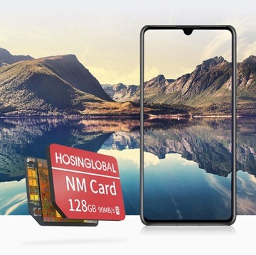 Карта microSD HOSINGLOBAL nCARD NM 128 ГБ для Huawei 90 Мбит/с