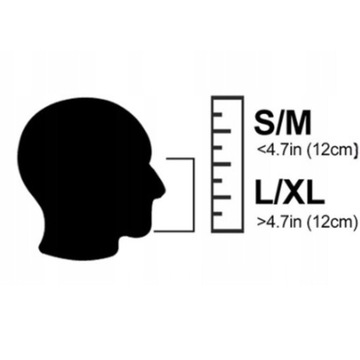 Набор для подводного плавания, полнолицевая маска с насосом 5 в 1 OceanX L/XL