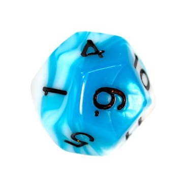 НАБОР КУБИКОВ ДЛЯ РПГ «СИНИЙ И БЕЛЫЙ ПОСТУПНИК»