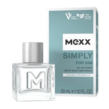 MEXX Simply WODA TOALETOWA DLA MĘŻCZYZN For Him EDT 30 ml MĘSKA TRWAŁA