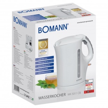 Беспроводной электрический чайник Bomann WK 1,7 л.