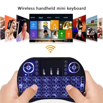 2.4G Air Mouse with Touchpad Keyboard i8 Arabic Fr