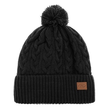 Czapka zimowa Highlander Outdoor Beira Lined Bobble Hat - Czarna