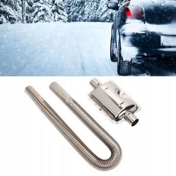 Выхлопная труба стояночного отопителя с глушителем