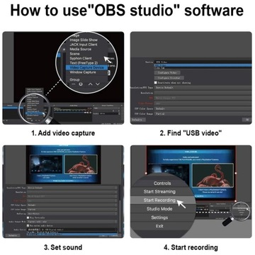 karta przechwytywania HDMI FHD audio wideo na port USB