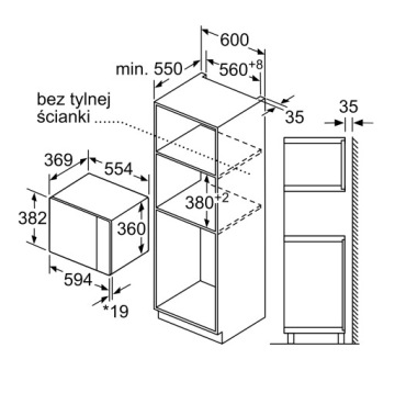 Комплект BOSCH HBG5370B0 + BFL550MB0