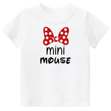 ZESTAW 2 KOSZULKI MAMA CÓRKA Minnie Mouse prezent