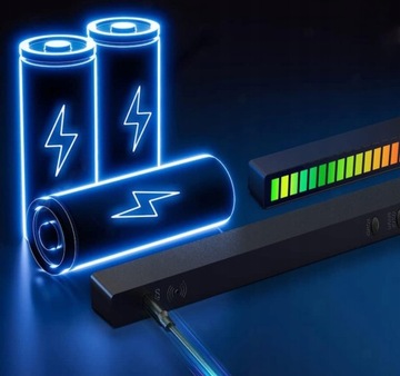 СВЕТОДИОДНАЯ ЛАМПА RGB USB-ЛАМПА МИГАЕТ В РИТМЕ МУЗЫКИ ДИСКО-БАР