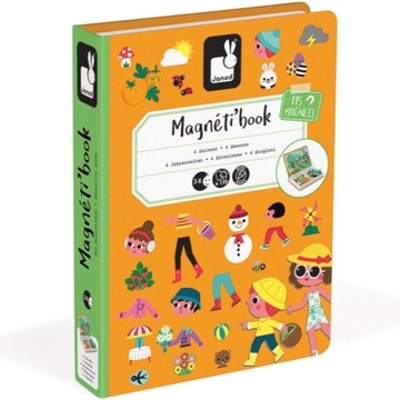 UKŁADANKA MAGNETYCZNA JANOD Pory Roku MagnetiBook