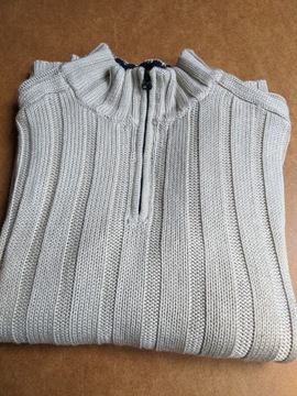 Sweter męski L Reserved mięsisty bawełna gruby