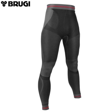 BIELIZNA TERMOAKTYWNA MĘSKA KOMPLET SPODNIE BLUZA TERMICZNA BRUGI B2 S/M