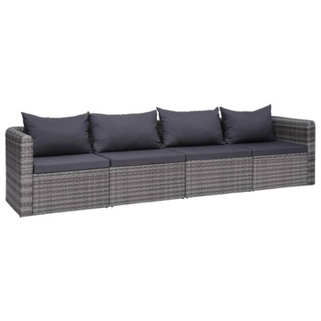 ZESTAW MEBLI OGRODOWYCH SOFA KOMPLET WYPOCZYNKOWY NA TARAS BALKON OGRÓD