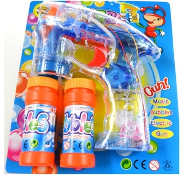 МАШИНА ДЛЯ ИЗГОТОВЛЕНИЯ МЫЛЬНЫХ ПУЗЫРЕЙ Пистолет для мыльных пузырьков E0235 EMAJ