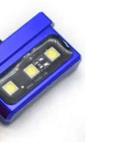 ПОДСВЕТКА НОМЕРНОГО ЗНАКА МОТОЦИКЛА С ЧПУ, СИНЯЯ