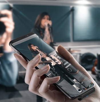 Bezprzewodowy mikrofon krawatowy do telefonu Lavalier z USB C EDUP