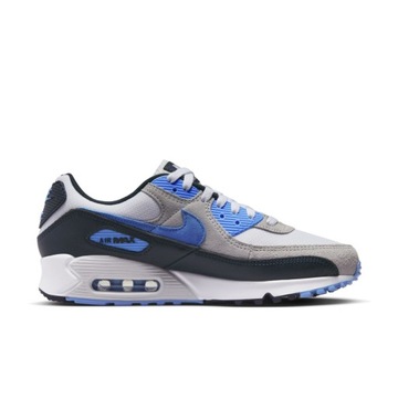 BUTY SPORTOWE MĘSKIE NIKE AIR MAX 90 WHITE UNIVERSITY BLUE DQ4071-101 r 41