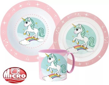 Zestaw do Jedzenia Karmienia UNICORN JEDNOROŻEC