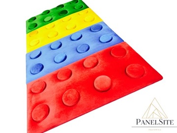 LEGO: Panele Tapicerowane dla Dzieci- Praktyczne i Eleganckie - 25cm x 50cm