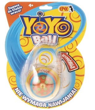 ИГРУШКА ДЛЯ ДЕТЕЙ JOYO BALL JOJO ШПАГА ОРАНЖЕВАЯ С ЗЕЛЕНЫМИ ТОЧКАМИ