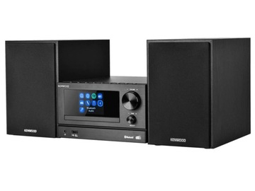 Wieża stereo Kenwood M-7000S-B zestaw stereo, czarny, z Bluetooth, USB, CD