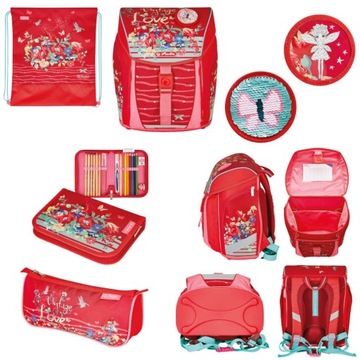 Zestaw 4el tornister plecak FiloLight Plus Vintage Love 6-9lat HERLITZ