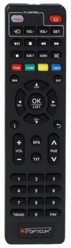 Pilot do Dekodera TV DVB-T2 OPTIBOX NGEN H265 HEVC