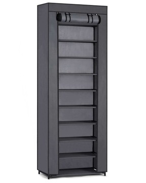 SZAFKA REGAŁ NA BUTY TEKSTYLNA DUŻA XXL 10 PÓŁEK