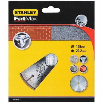 STANLEY STA38107 АЛМАЗНЫЙ ДИСК ПО БЕТОНУ 125 мм