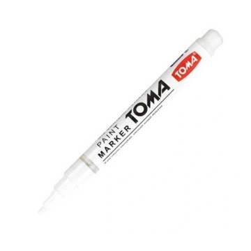 Marker Olej Toma Biały Końcówka Okrągła 1,2MM