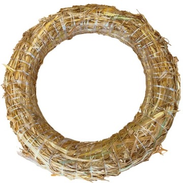 Słomiany wianek baza do stroików podkład 35cm