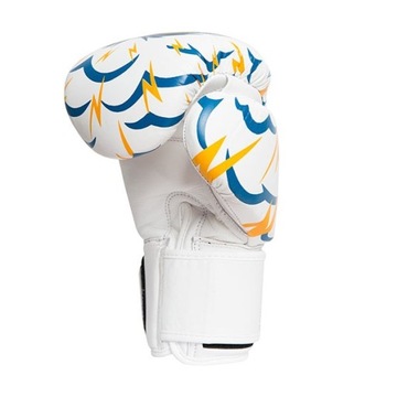 Перчатки для тайского бокса StormCloud Blizzard Monstercloud, белые, 14 унций