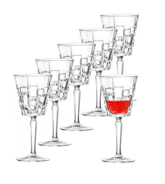 KIELISZKI CZERWONE WINO WODA 280ML 6SZT. ETNA RCR
