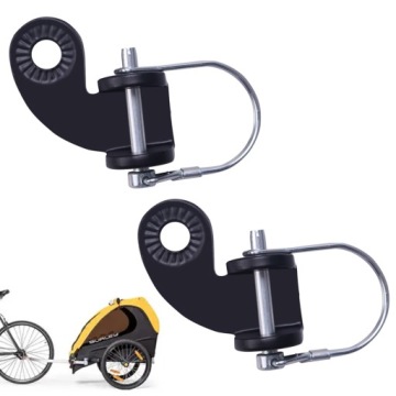 ADAPTER UCHWYT ZACZEP HAK MOCOWANIE NA ROWEROWEJ PRZYCZEPKI DLA DZIECI 2SZT