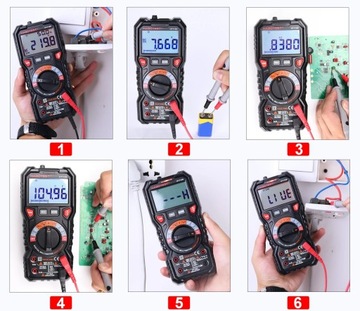 РУЧНОЙ МУЛЬТИМЕТР ЦИФРОВОЙ ИЗМЕРИТЕЛЬ НЕПРЕРЫВНОСТИ НАПРЯЖЕНИЯ RMS NCV АВТОВОЛЬТМЕТР