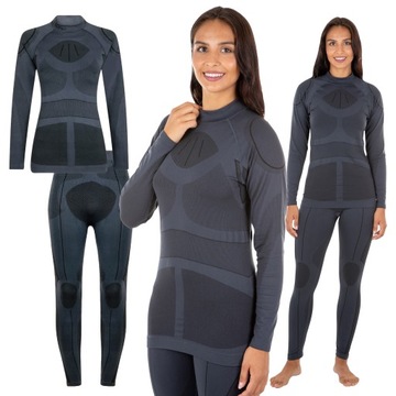 BIELIZNA TERMOAKTYWNA ODZIEŻ TERMICZNA TOUFER NYLON GÓRA DÓŁ ROZM. 3XL/4XL