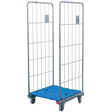 Роллконтенер, сетчатая складская транспортная тележка на колесах, 500 кг