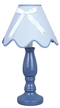 Лампа настільна Candellux LOLA 1xE14, синя, керамічна 41 см