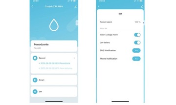 CZUJNIK ZALANIA wyciek wody ZIGBEE 3.0 TUYA sensor