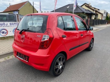 Hyundai i10 I Hatchback Facelifting 1.1 SOHC 69KM 2012 Hyundai i10 KLIMATYZACJA RADIOODTWARZACZ ALUFELGI SERWISOWANY GWARANCJA 1.1, zdjęcie 3