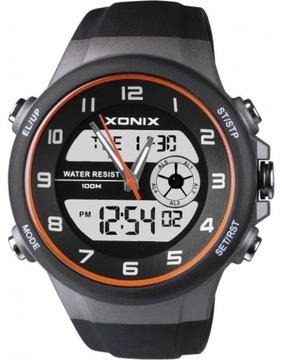 Zegarek XONIX Dual-Time Męski Wielofunkcyjny IP68