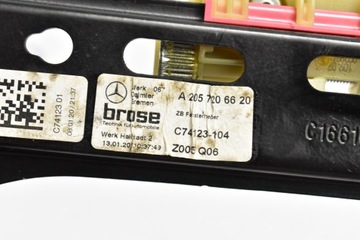 A2057206620 ZVEDÁK OKNO PRAVÝ PŘEDNÍ MERCEDES BENZÍN C205 W205 COUPE