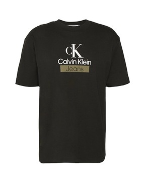 Calvin Klein T-Shirt J30J323759 Czarny Regular XL