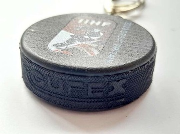 Брелок с шайбой чемпионата мира по хоккею 2023 года